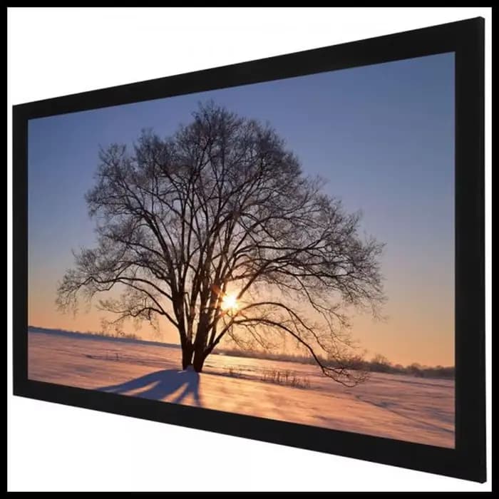 F1HWAW – écran de Projection 4K tissé acoustique Transparent