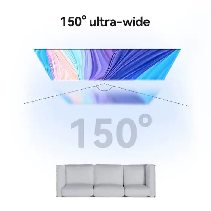 Wanbo 100 pouces HD Anti-lumière rideau projecteur écran 16:9 intérieur Ultra vue Portable pliable 3D 4K Proyector