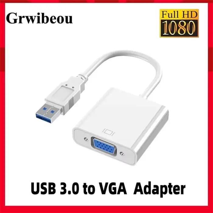 Adaptateur d'affichage vidéo USB 3.0 vers VGA 1080P