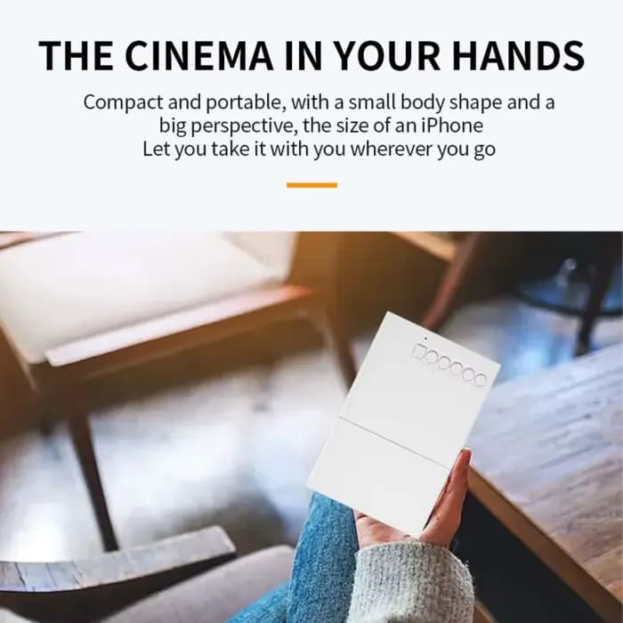 Mini projecteur 1080P avec haut-parleur intégré
