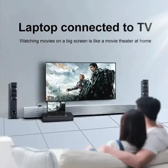 Adaptateur HDMI vers VGA HD 1080P avec câble Audio 3.5mm pour PC portable TV Box projecteur convertisseur