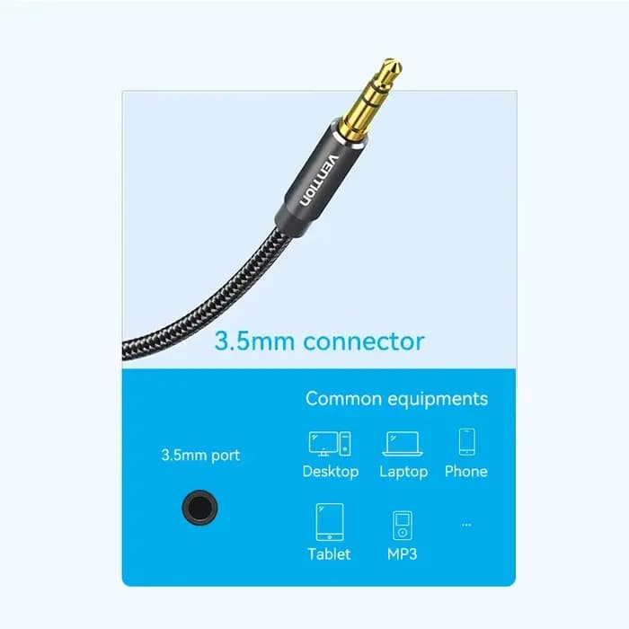 Vention câble RCA 3.5mm à 2RCA séparateur RCA Jack 3.5