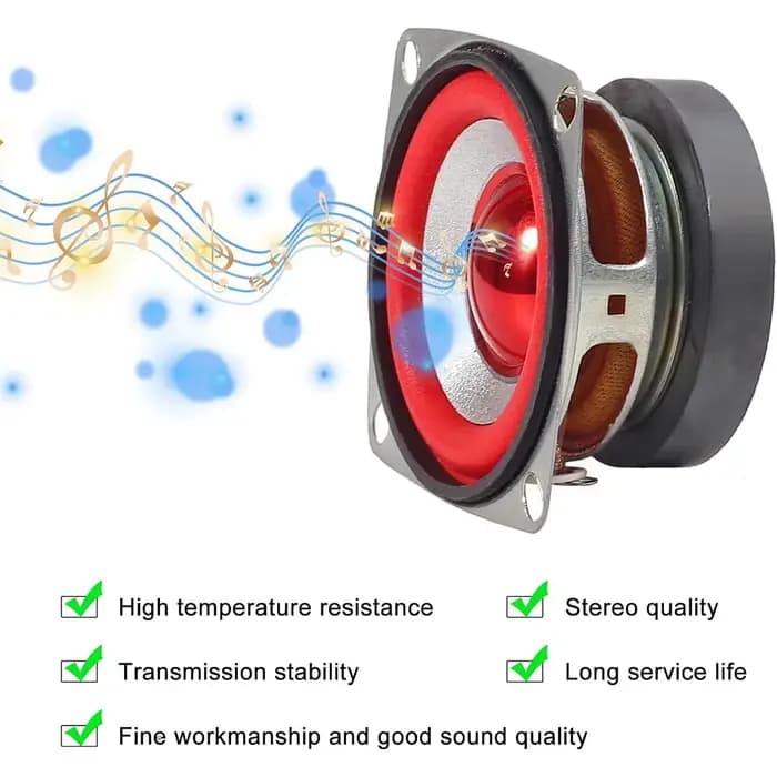 Haut-parleur audio large bande 2 pouces 4 ohms 5W