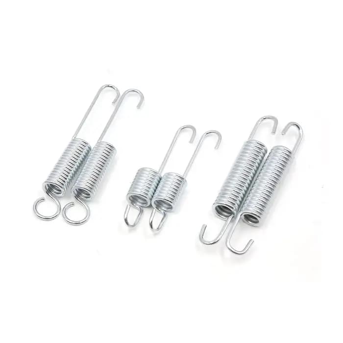 Motoforti 3 en 1 anneau métal moto supports latéraux béquille ressort ton argent support