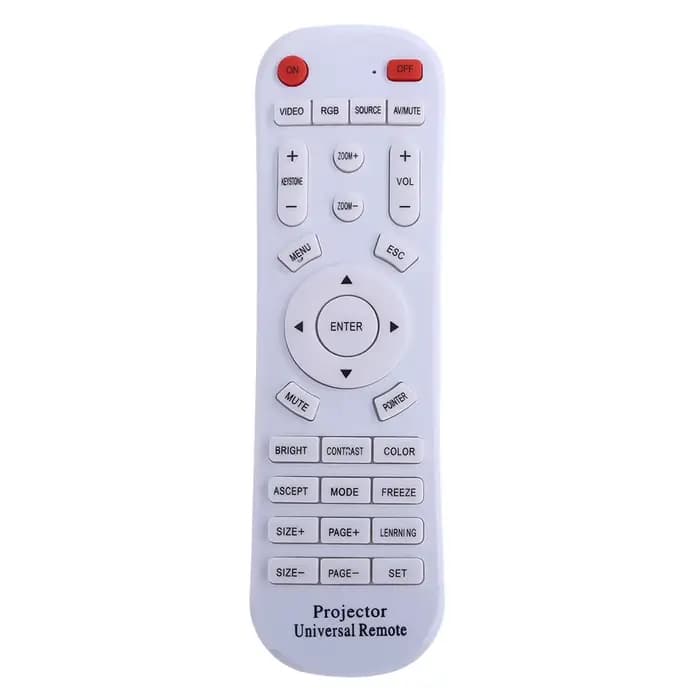 Télécommande de remplacement pour projecteur multifonctionnel universel
