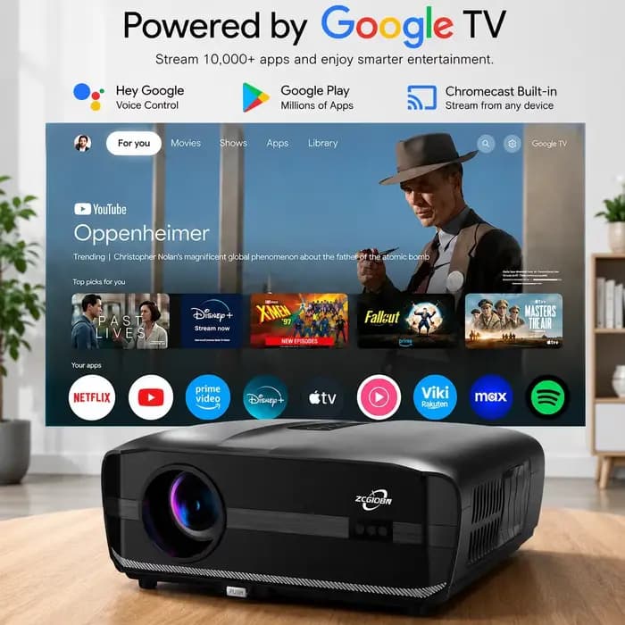 Projecteur intelligent 1000D Elite 4K Ultra HD 4200 ANSI Lumens avec mise au point automatique