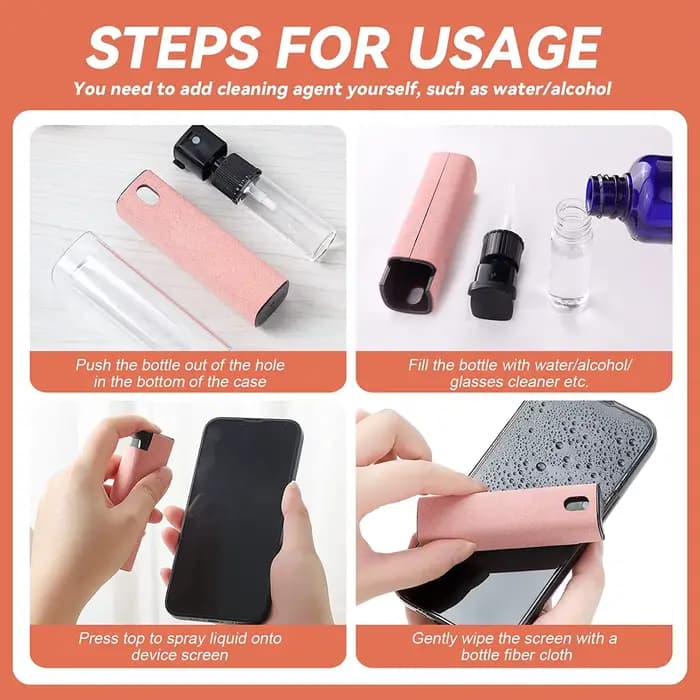 Kit de nettoyage d'écran 2 en 1