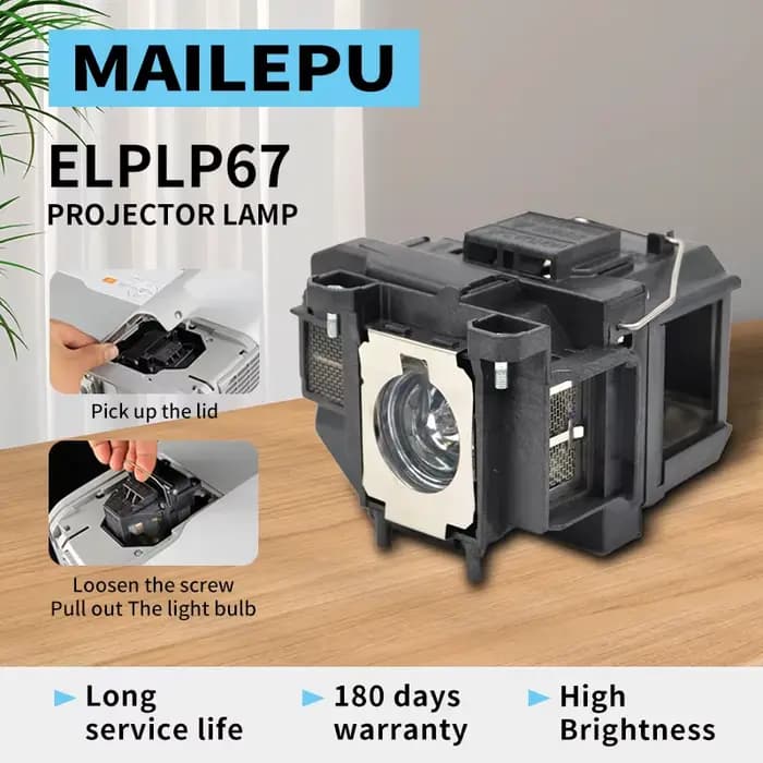 A + qualité Mailepu remplacement lampe de projecteur ampoule