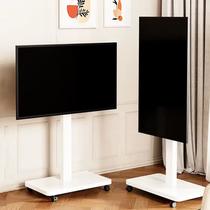 Support TV roulant pour téléviseurs PC de 10 à 43 pouces