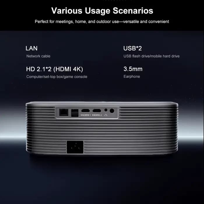 Projecteur Everycom HQ11W 1080P 3600 ANSI Android 15