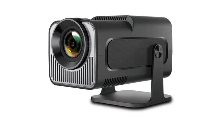 Projecteur 4K HY320 mini 720P Double Wifi6 BT5.0 Cinéma Domestique Extérieur Film Intelligent