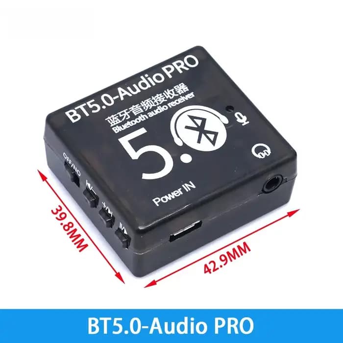Module récepteur audio Bluetooth 5.0 Pro – Carte décodeur MP3 sans perte XY-WRBT avec son stéréo et boîtier inclus