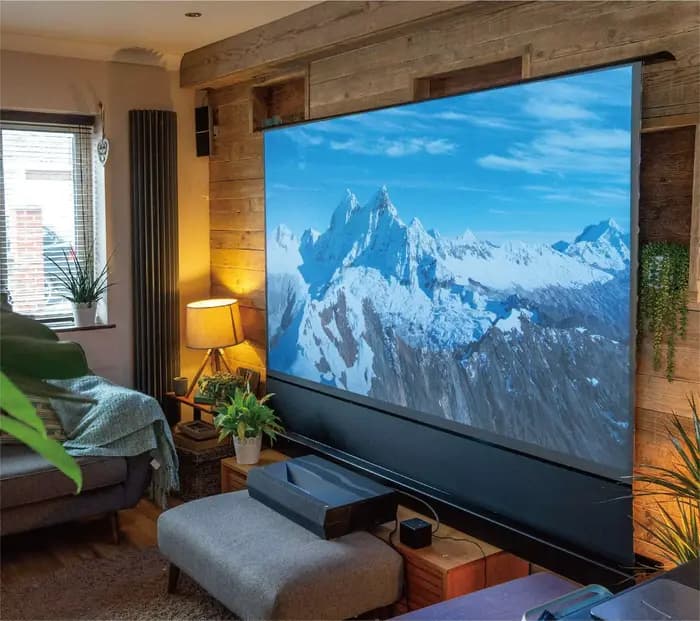 Écran de projection à tension électrique ALR 16:9, pour budgétaire laser UST 4k 3D HD