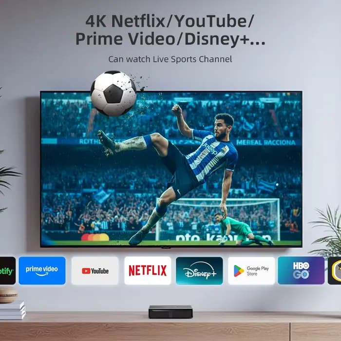 MECOOL Nouvelle Box TV Android MEon1 4K 32GB Netflix Dolby Vision Amlogic Pour Jeux Vidéo à Domicile Version Globale