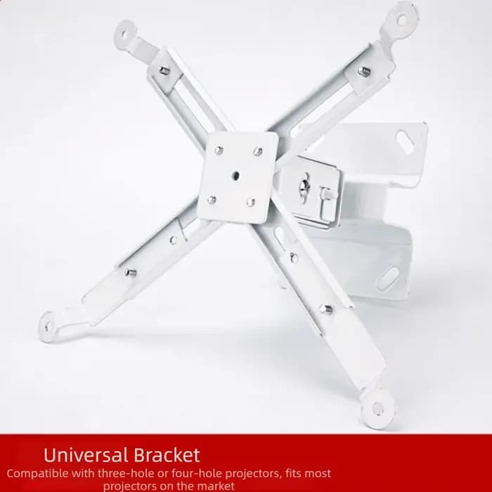 Support de projecteur rétractable avec bras extensibles