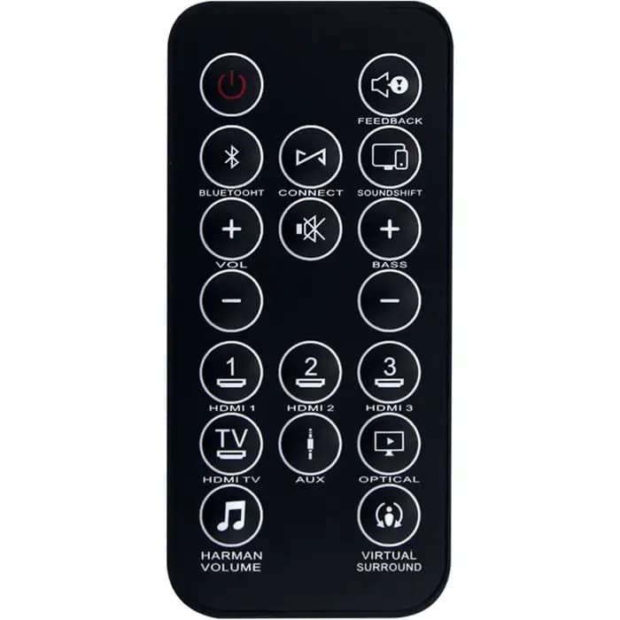 Compatible avec JBL Cinema Soudbar SB450 BAR31BLKAM 93040001600 Remplacement de la télécommande audio