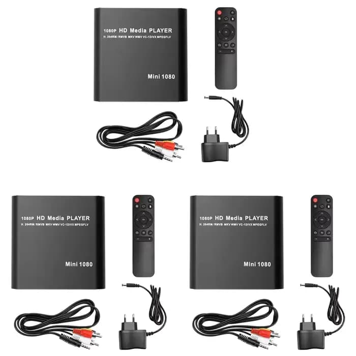 3X MKV H.264 lecteur multimédia HDD Full HD 1080P