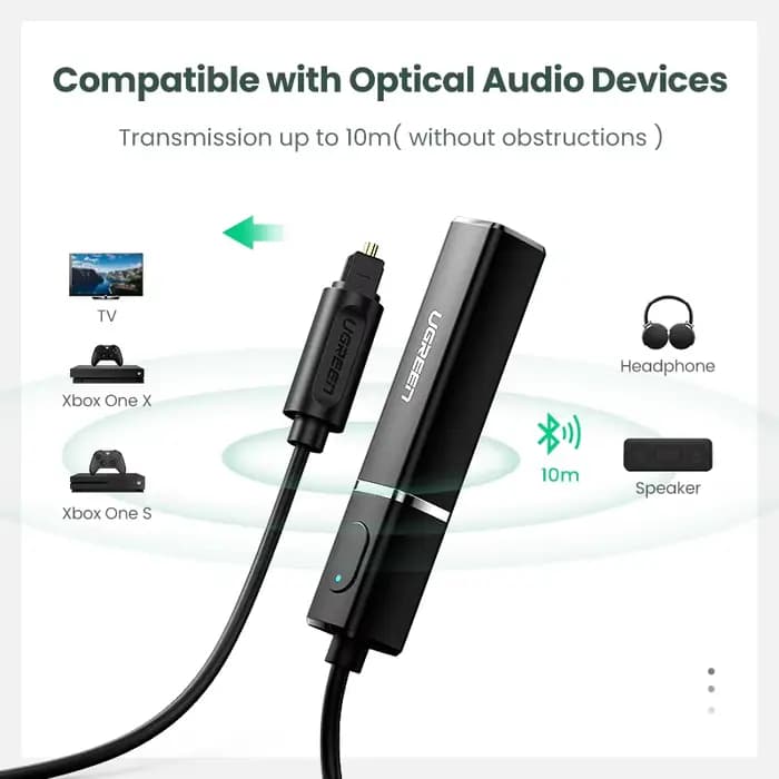 Transmetteur Bluetooth avec aptX HD adaptatif 5.4 TV PC HD numérique Toslink adaptateur optique SPDIF