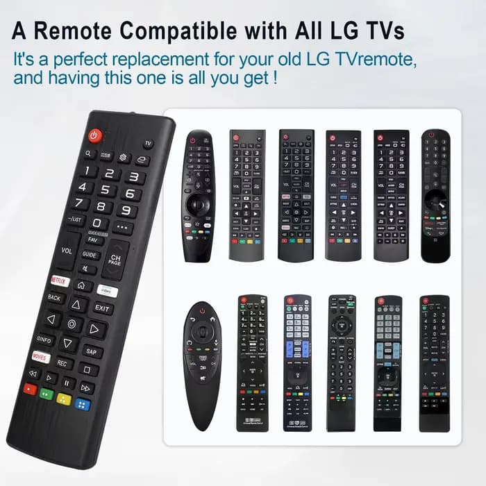 3 pièces télécommande universelle Akb75675304 pour les modèles de télévision intelligente Lg 32Lm5620Bpua 32Lm570Bpua 32Lm620Bpua 32Lm630B