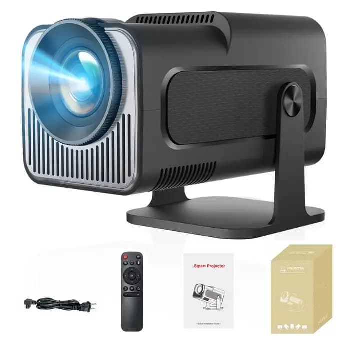 Projecteur FOCABO 4K Android 11, résolution native 1080P, 390 ANSI, HY320, double Wifi6, BT5.0, 1920