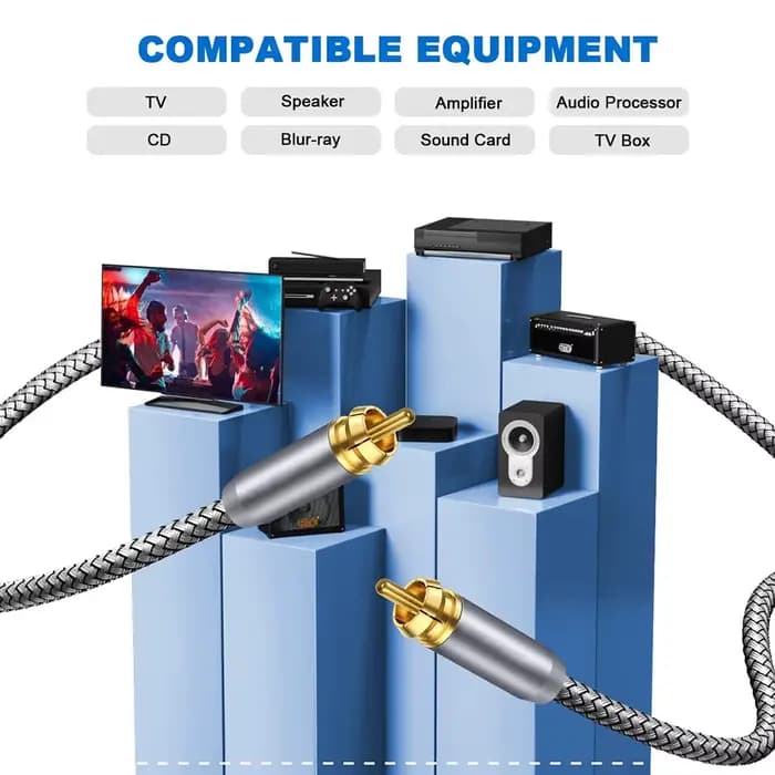 Câble Audio Coaxial Coaxial numérique RCA vers RCA mâle