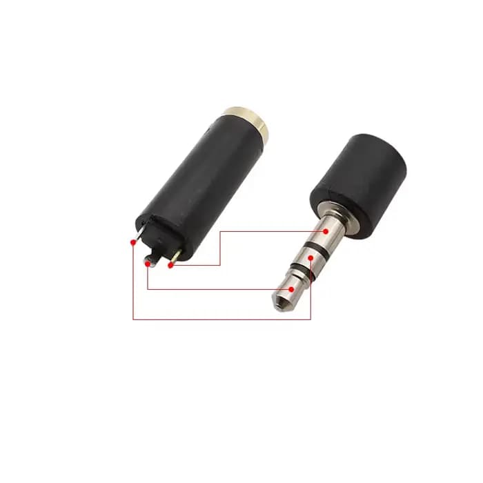 Connecteur audio jack 3.5mm femelle