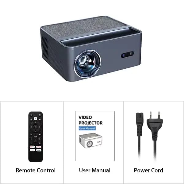 Projecteur AUN Android Google TV A45 Pro avec licence Netflix, résolution native 1080P, 870 ANSI lum