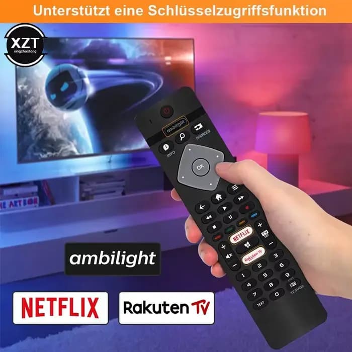 BRC 0884402 /01 télécommande de remplacement pour Philips Ambilight 4K Smart LED TV 75PUS6754/12 65PUS6754/12 65PUS6704/12 55PUS6754