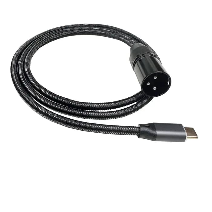 Câble audio USB C vers XLR