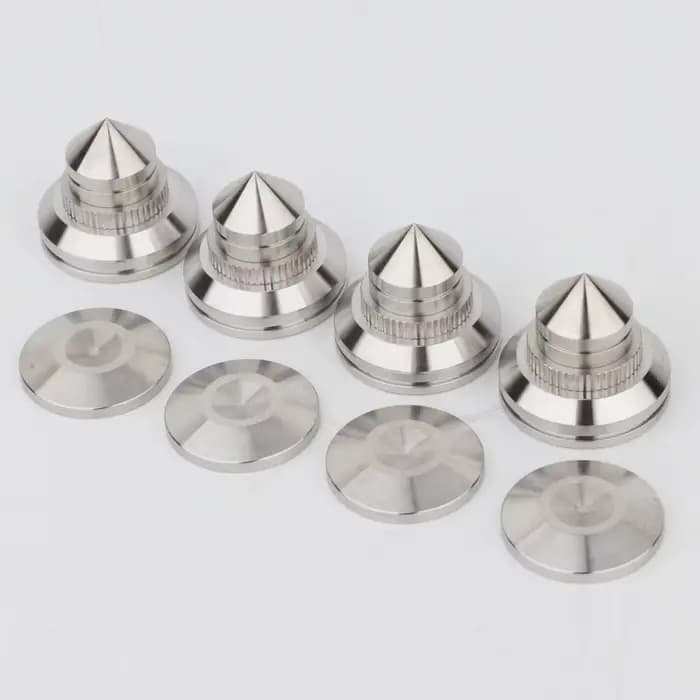 4 supports de haut-parleurs anti-vibrations pour appareils Hi-Fi et enceintes
