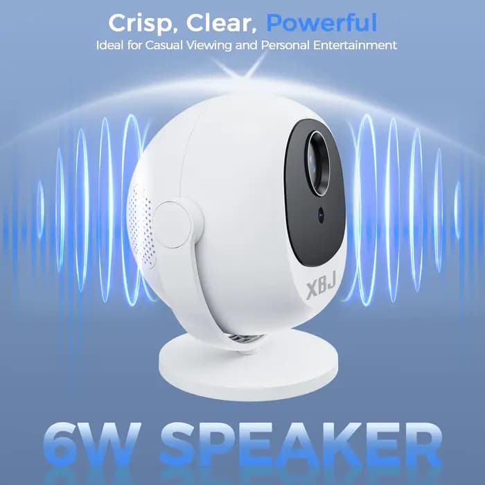 XBJ Mini projecteur de cinéma maison 4K