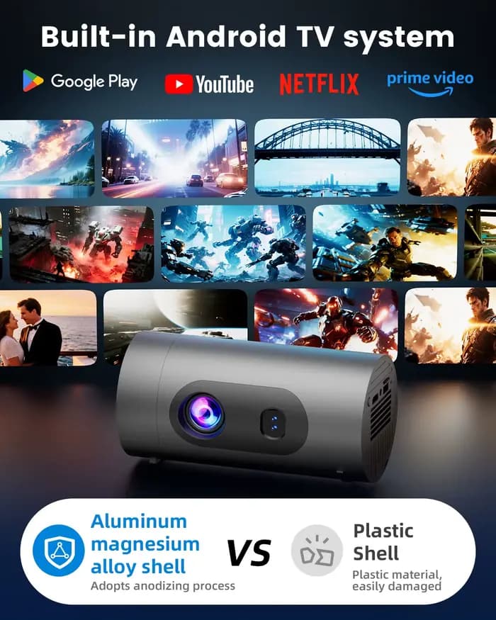 Projecteur intelligent portable Q8