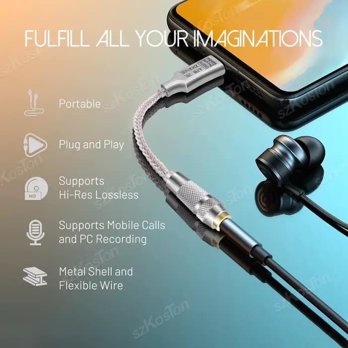 Adaptateur audio USB-C vers 3