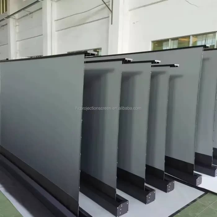Écran de projection à longue portée pour projecteur élévateur au sol de 120 pouces