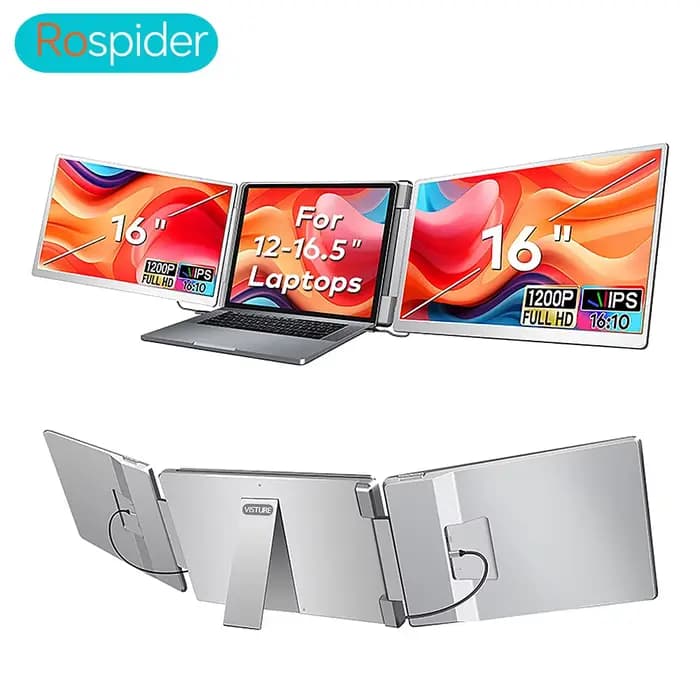 Moniteur externe portable LCD FHD IPS pour jeux
