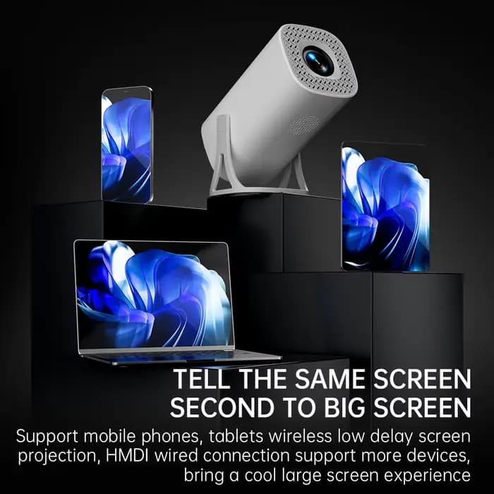 HONGTOP S40 Android 11 Mini projecteur Support 4K 1080P 2.4G/5GWIFI BT5.0