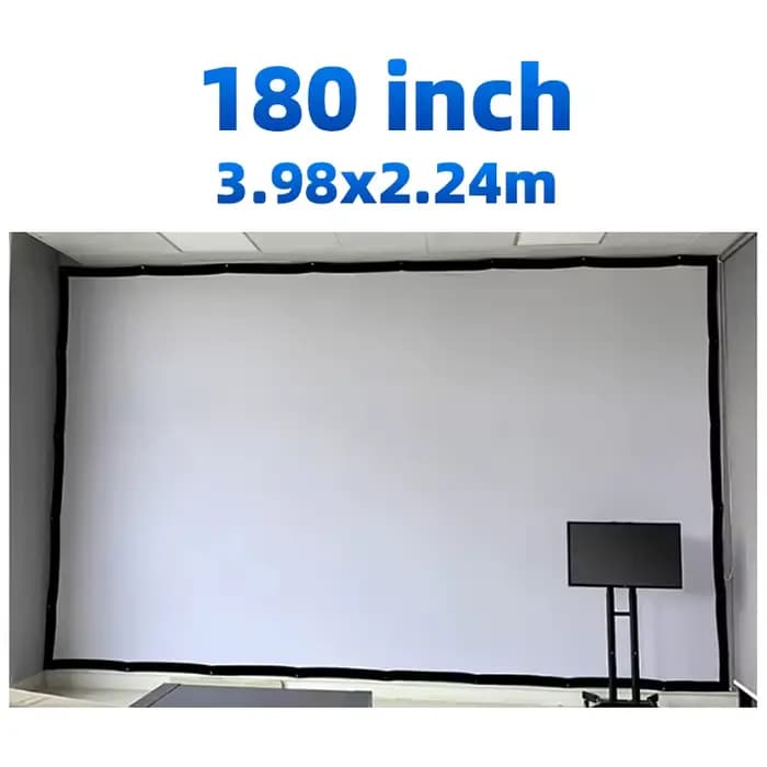 Écran de projection portable épaissi de 30 %