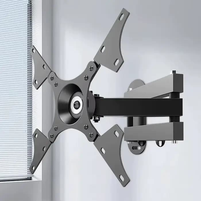 Support mural universel réglable pour TV, support rotatif universel pour moniteur LCD LED de 14 à 32 pouces, écran plat