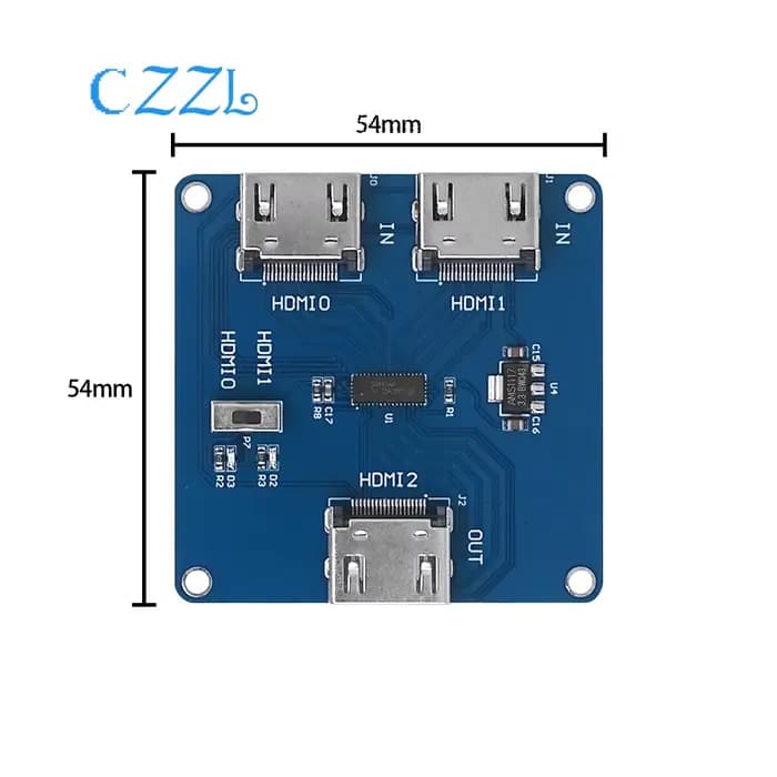 Commutateur HDMI 2 en 1 sortie 2, module d'affichage de distributeur HDMI HD