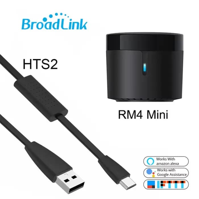 Télécommande IR intelligente BroadLink RM4 Mini avec capteur de température HTS2