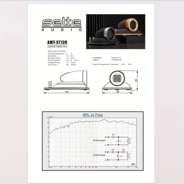 Câble audio à compensation ultra haute fréquence avec bornes plaquées or véritable