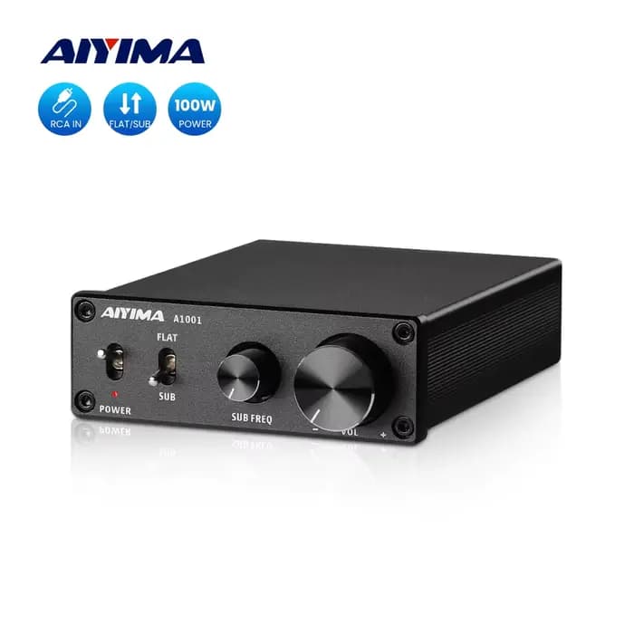 Amplificateur de caisson de basses audio A1001