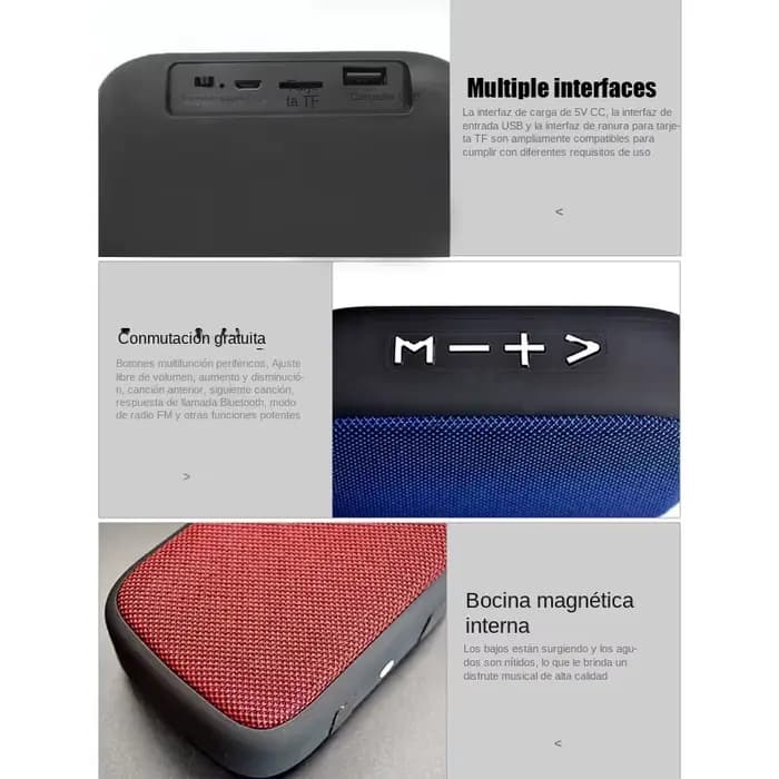 Mini haut-parleur Bluetooth haut-parleurs HIFI barre de son Portable