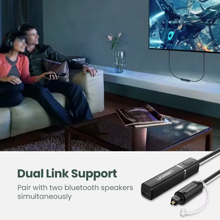 Transmetteur Bluetooth avec aptX HD adaptatif 5.4 TV PC HD numérique Toslink adaptateur optique SPDIF