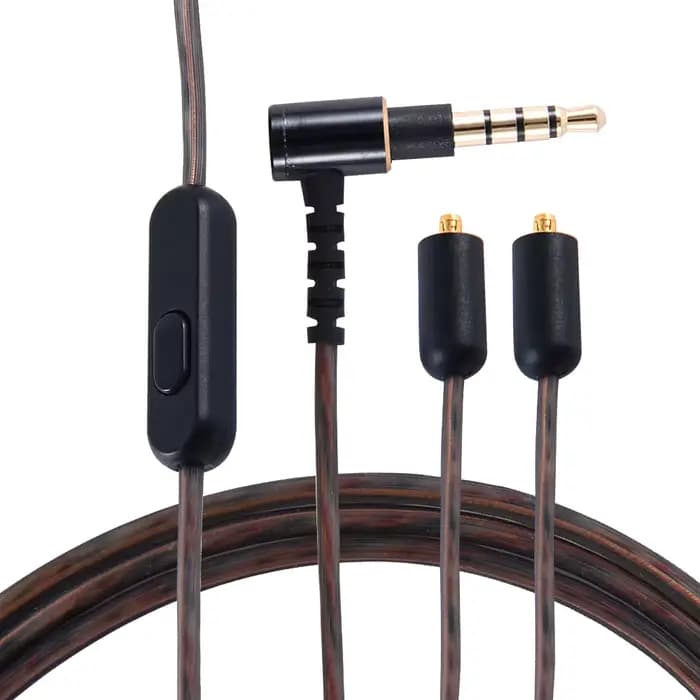 Fil de câble Audio argenté pour écouteurs SONY XBA-Z5 XBA-H3 H2 XBA-A3 A2 XBA-N3AP N1AP XBA-300AP 1.