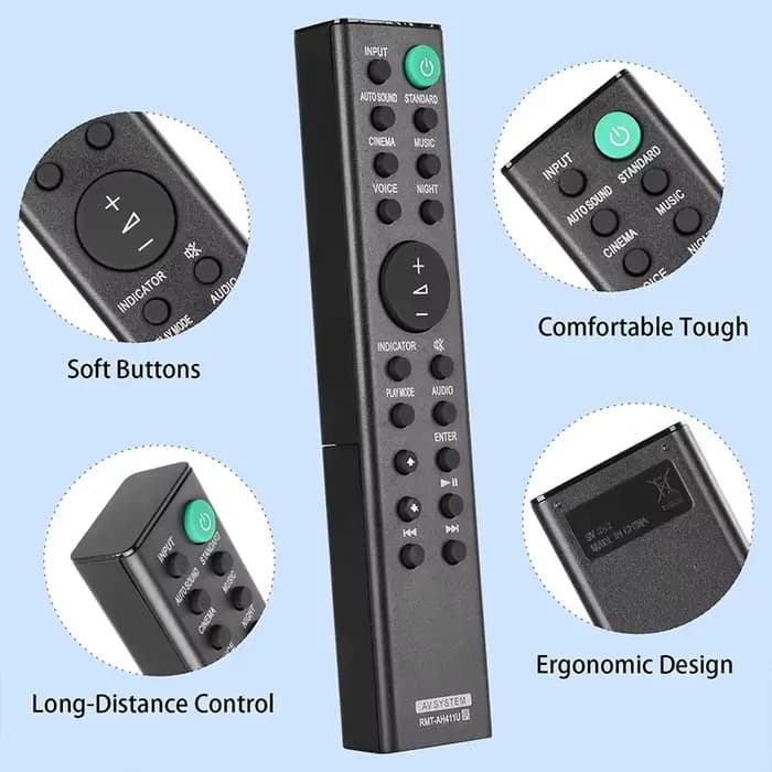 AH411U Télécommande Pour Sony Soundbar 149336011 HT-S100F HT-SF150 HT-SF200