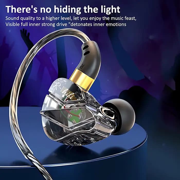 Écouteurs intra-auriculaires filaires 9D Surround HIFI