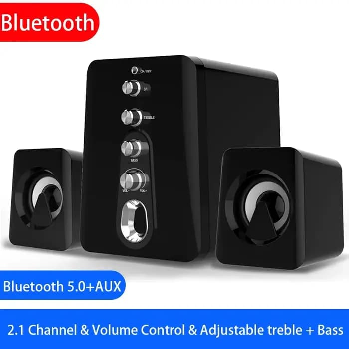 Haut-parleurs d'ordinateur système de cinéma maison PC basse caisson de basses haut-parleur Bluetoot
