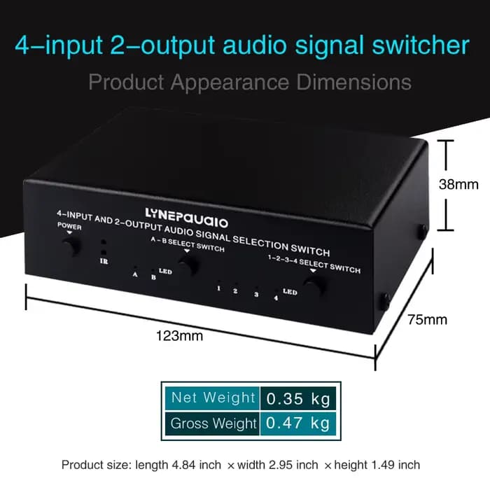 Commutateur de sélection de signal audio