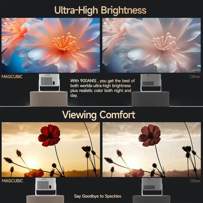 Magcubic – projecteur Android14 4K à mise au point automatique